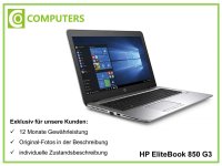 HP EliteBook 850 G3 / Core i5 6.Generation / 8 GB RAM / 256 GB SSD - refurbished Laptop - guter Zustand